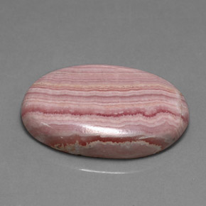 16,47 ctw natürlicher rosafarbener Rhodochrosit, Oval Schliff, Lichtundurchlässig