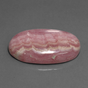 18,74 ctw natürlicher rosafarbener Rhodochrosit, Oval Schliff, Lichtundurchlässig