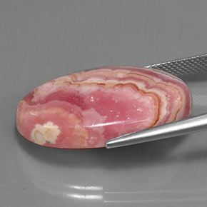 9,17 ctw natürlicher Mehrfarbig Rhodochrosit, Oval Schliff, Lichtundurchlässig