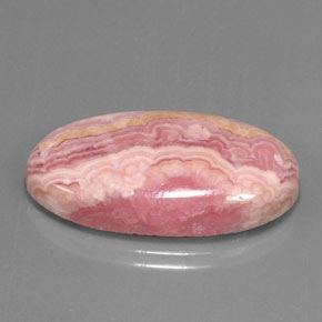 9,17 ctw natürlicher Mehrfarbig Rhodochrosit, Oval Schliff, Lichtundurchlässig