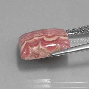 9,17 ctw natürlicher Mehrfarbig Rhodochrosit, Quadrat, Lichtundurchlässig