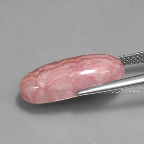 9,17 ctw natürlicher Multirose-rosa Rhodochrosit, Oval Schliff, Lichtundurchlässig