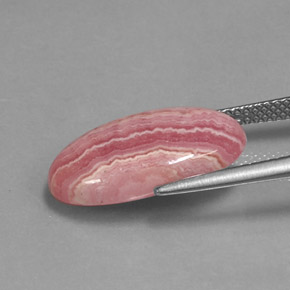 9,17 ctw natürlicher Mehrfarbig Rhodochrosit, Oval Schliff, Lichtundurchlässig