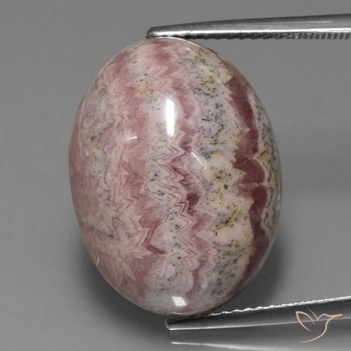 24.78ct Natürlicher Mehrfarbig Rhodochrosit, Oval, Lichtundurchlässig