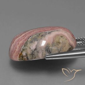 9,17 ctw natürlicher Mehrfarbig Rhodochrosit, Oval, Lichtundurchlässig