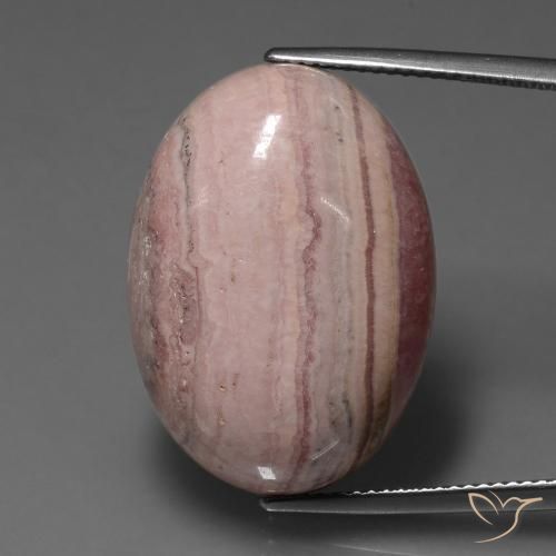 41.01ct Natürlicher Mehrfarbig Rhodochrosit, Oval, Lichtundurchlässig