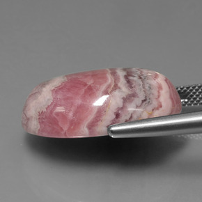 26,95 ctw natürlicher mehrfarbiger Rhodochrosit, Oval Schliff, Lichtundurchlässig