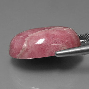 31,54 ctw natürlicher mehrfarbiger Rhodochrosit, Oval Schliff, Lichtundurchlässig