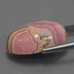 9,17 ctw natürlicher Mehrfarbig Rhodochrosit, Oval Schliff, Lichtundurchlässig