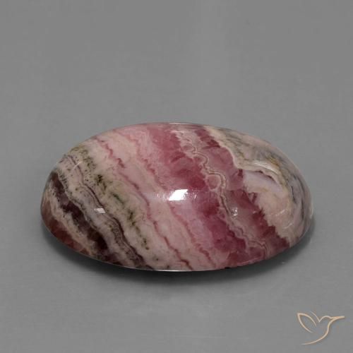 9,17 ctw natürlicher Mehrfarbig Rhodochrosit, Oval, Lichtundurchlässig