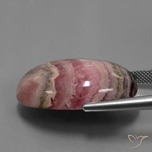 9,17 ctw natürlicher Mehrfarbig Rhodochrosit, Oval, Lichtundurchlässig