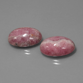  ct natürliche mehrfarbiger Rhodochrosit-Edelsteine, Oval Schliff, Lichtundurchlässig