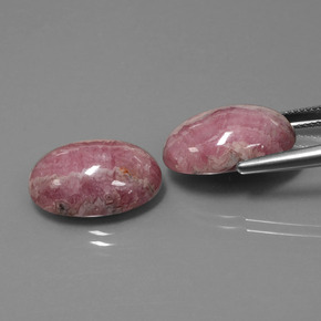  ct natürliche mehrfarbiger Rhodochrosit-Edelsteine, Oval Schliff, Lichtundurchlässig