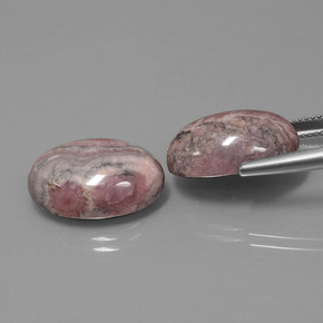  ct natürliche mehrfarbiger Rhodochrosit-Edelsteine, Oval Schliff, Lichtundurchlässig