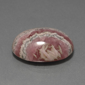 9,17 ctw natürlicher Mehrfarbig Rhodochrosit, Oval Schliff, Lichtundurchlässig