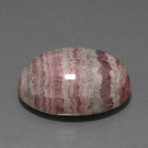 9,17 ctw natürlicher Mehrfarbig Rhodochrosit, Oval Schliff, Lichtundurchlässig