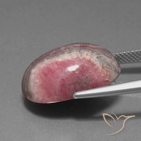 9,17 ctw natürlicher Mehrfarbig Rhodochrosit, Oval, Lichtundurchlässig
