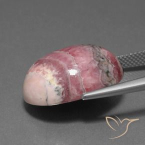 9,17 ctw natürlicher Mehrfarbig Rhodochrosit, Oval, Lichtundurchlässig