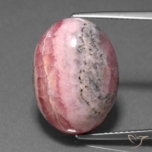 9,17 ctw natürlicher Mehrfarbig Rhodochrosit, Oval, Lichtundurchlässig
