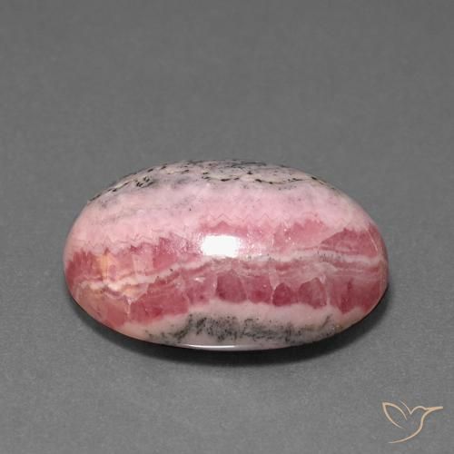 9,17 ctw natürlicher Mehrfarbig Rhodochrosit, Oval, Lichtundurchlässig