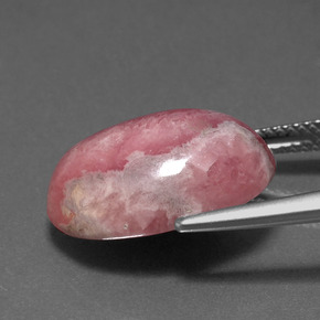 14,57 ctw natürlicher mehrfarbiger Rhodochrosit, Oval Schliff, Lichtundurchlässig