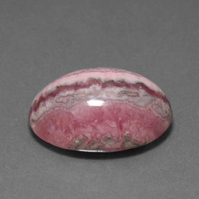 14,82 ctw natürlicher mehrfarbiger Rhodochrosit, Oval Schliff, Lichtundurchlässig