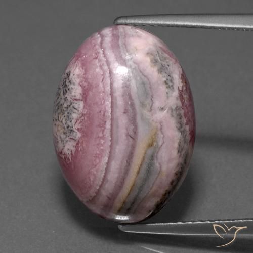 9,17 ctw natürlicher Mehrfarbig Rhodochrosit, Oval, Lichtundurchlässig