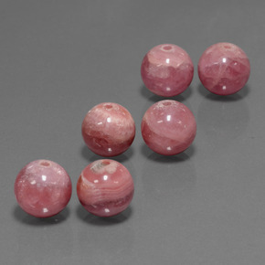 42,16 ct natürliche mehrfarbiger Rhodochrosit-Edelsteine, Sphäre / Kugel, Lichtdurchlässig
