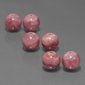 42,16 ct natürliche mehrfarbiger Rhodochrosit-Edelsteine, Sphäre / Kugel, Lichtdurchlässig