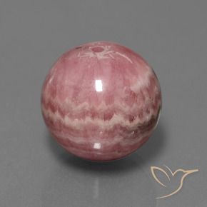 9,17 ctw natürlicher Mehrfarbig Rhodochrosit, Kugel / Ball, Lichtundurchlässig