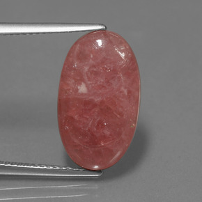 8,76 ctw natürlicher mehrfarbiger Rhodochrosit, Oval Schliff, Lichtundurchlässig