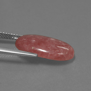 8,76 ctw natürlicher mehrfarbiger Rhodochrosit, Oval Schliff, Lichtundurchlässig