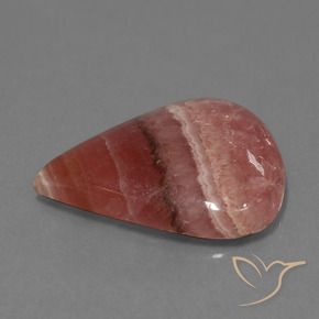 9,17 ctw natürlicher Mehrfarbig Rhodochrosit, Birnenform, Lichtundurchlässig