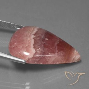 9,17 ctw natürlicher Mehrfarbig Rhodochrosit, Birnenform, Lichtundurchlässig