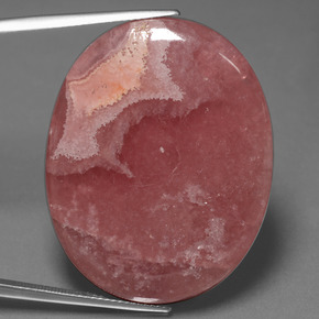 9,17 ctw natürlicher Mehrfarbig Rhodochrosit, Oval Schliff, Lichtundurchlässig