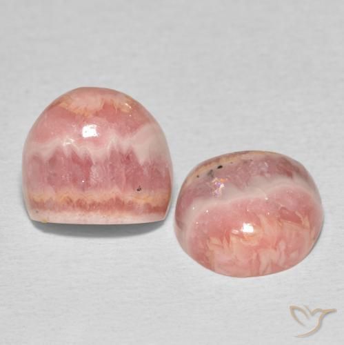 9.41 ct natürliche Mehrfarbig Rhodochrosit-Edelsteine, Fantasie, Lichtundurchlässig