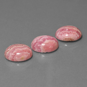  ct natürliche mehrfarbiger Rhodochrosit-Edelsteine, Oval Schliff, Lichtundurchlässig