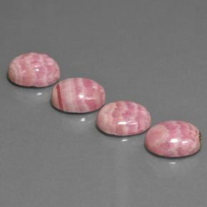  ct natürliche Mehrfarbig Rhodochrosit-Edelsteine, Oval Schliff, Lichtundurchlässig
