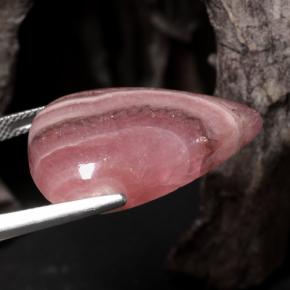 9,17 ctw natürlicher Mehrfarbig Rhodochrosit, Birnenform, Lichtdurchlässig