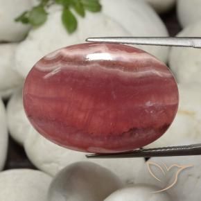 9,17 ctw natürlicher Mehrfarbig Rhodochrosit, Oval, Lichtdurchlässig