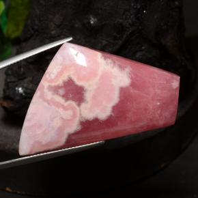 116,82 ctw natürlicher mehrfarbiger Rhodochrosit, Fantasieschliff, Lichtdurchlässig