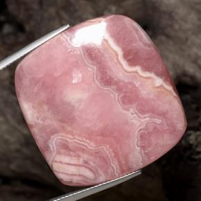 74,40 ctw natürlicher mehrfarbiger Rhodochrosit, Kissenschliff, Lichtdurchlässig