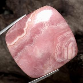 74,40 ctw natürlicher mehrfarbiger Rhodochrosit, Kissenschliff, Lichtdurchlässig