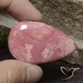 9,17 ctw natürlicher Mehrfarbig Rhodochrosit, Birnenform, Lichtundurchlässig