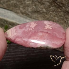 9,17 ctw natürlicher Mehrfarbig Rhodochrosit, Birnenform, Lichtundurchlässig