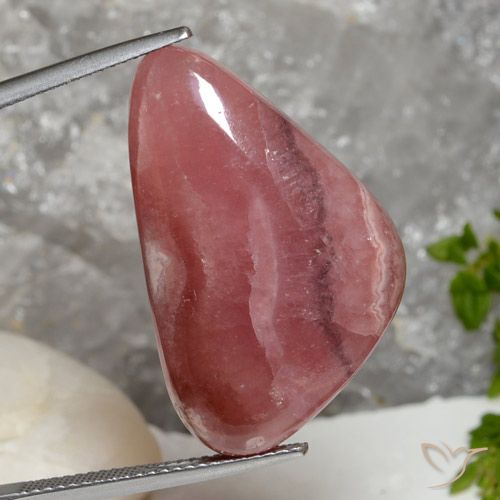 29.00ct Natürlicher Mehrfarbig Rhodochrosit, Trillion, Lichtdurchlässig