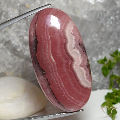 65.36ct Natürlicher Mehrfarbig Rhodochrosit, Oval, Lichtdurchlässig