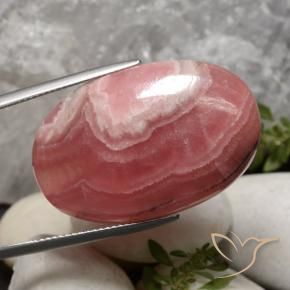 9,17 ctw natürlicher Mehrfarbig Rhodochrosit, Oval, Lichtdurchlässig