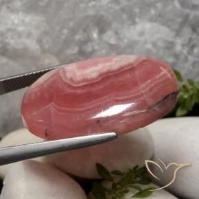 9,17 ctw natürlicher Mehrfarbig Rhodochrosit, Oval, Lichtdurchlässig