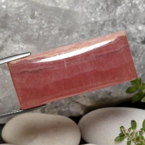 9,17 ctw natürlicher Mehrfarbig Rhodochrosit, Baguette, Lichtdurchlässig